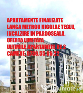 2 camere, spatios, 7 minute metrou Nicolae Teclu