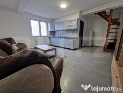 Apartament cu mansarda de 2 camere cu 2 bai