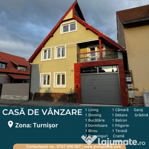 Casă individuală, 7 camere, Confort lux, Turnișor