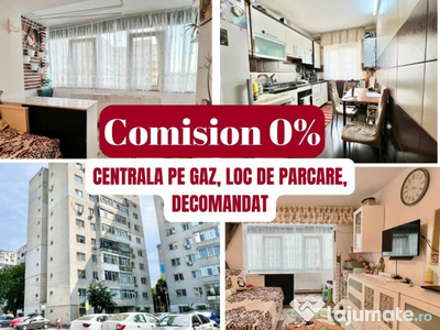 COMISION 0% - Apartament 2 cam, centrala gaz si loc parcare CET