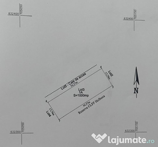 Terenuri in Comuna Holboca Parcela 1 - 936 mp Parcela 2 - 1000 mp