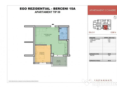 Nou 2 Camere - Metrou - EGO Berceni