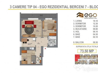 NOU 3 Camere - Langa Metrou Berceni