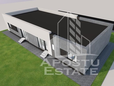 Teren 601 mp, cu fundatie pentru duplex la Dumbravita, AC valabila