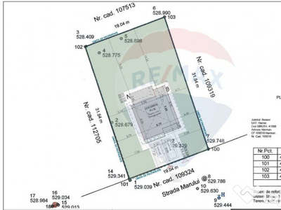 Teren de vanzare,cu autorizatia de construire casa, Harma...
