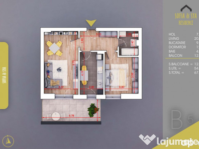 AP. 2 CAMERE DECOMANDAT. METROU N. TECLU, COMISION 0! PAR...