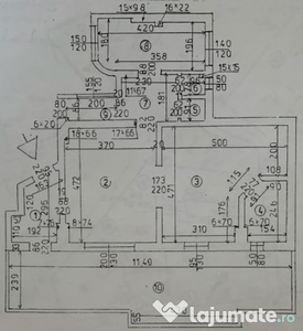 Apartament 2 camere Romana,90MP,mobilat,utilat,terasa,CT,AC,2min.