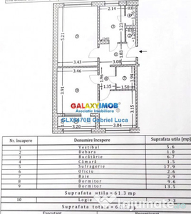 Apartament 3 camere 65 mp | Decomandat | Berceni - Almasul M