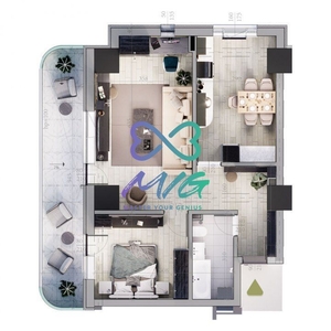 Lux Penthouse - duplex cu lift privat 250 mp + 450 MP terasa Mamaia N