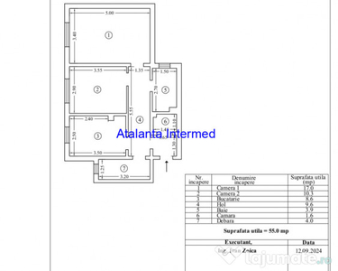 Apartament 2 camere decomandat