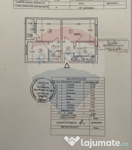 Apartament 3 camere de vanzare, racordare la gaze - Zona ...