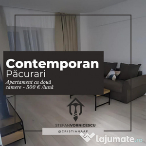 Contemporan Păcurari - Ap cu 2 camere la prima închiriere