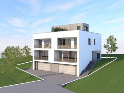 Duplex pe 4 niveluri, 190 mp, 67 mp terasa, 195 mp teren, Borhanci