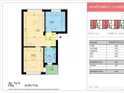 Nou - 2 Camere - Popesti Leordeni