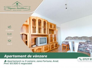 Apartament cu 3 camere, zona Fortuna, Arad