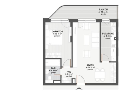 Apartamente de vanzare cu 2 camere in Floresti!