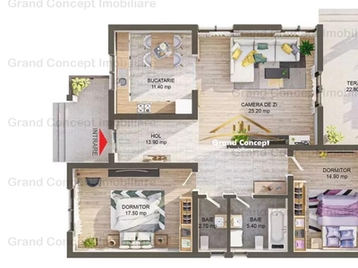 Casa 3 camere, Valea Lupului, 90 mp €128.500 Cod Oferta: 6297