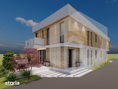 Casa in Sibiu- Cristian- Moderna cu teren 240 mp/ Tip duplex