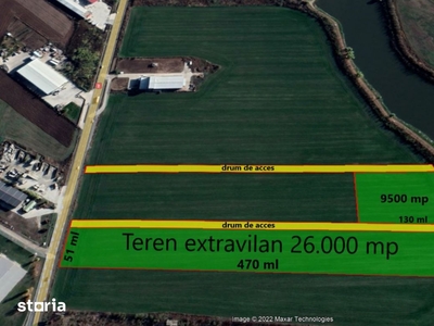 Teren extravilan 3,5 Hectare Afumati - Ilfov