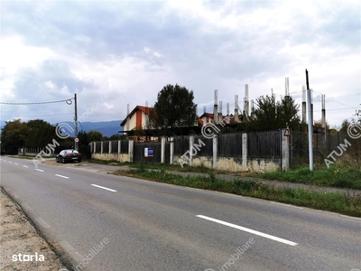 Teren intravilan pentru constructii 3100 mp cu utilitati langa Sibiu