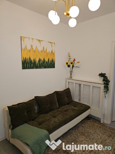 Inchiriez apartament 2 camere LUX tip studio Vest Popesti Leordeni