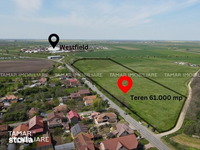 Teren 61.000 mp Gai, str. Câmpurilor - 2 fronturi stradale