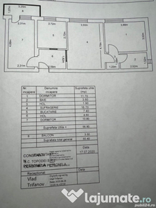 ULTRACENTRAL - KM 0, APARTAMENT 3 CAMERE ,60MP, ETAJ 3