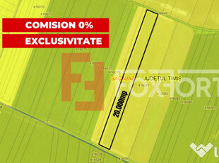 COMISION 0% Teren extravilan agricol, Sacalaz - 20.000 mp