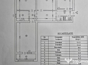 Tatarasi-Apartament 3 camere decomandat-etaj intermediar-far