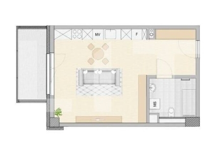 Apartament cu 1 camera finisat , bloc nou zona Semicentrala langa Parc!