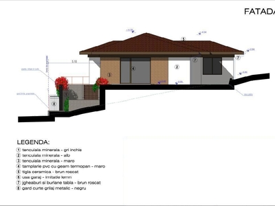 Casa pe un singur nivel 117 mp utili + garaj, 500 teren - Valea Seaca