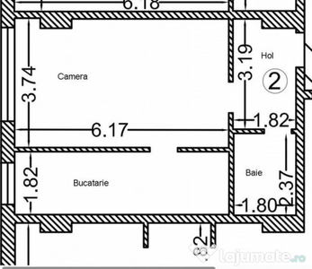 Apartament 1 camera 44.10mp, in ansamblul Perfect Residence,