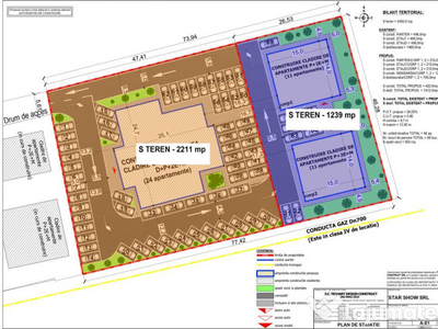 Imobil Autorizat Ds+P+2E+M | Teren 3450 mp | Otopeni