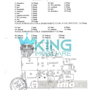 Romana | 4 Camere | Pretabil Spatiu de Birouri | AC | Centrala