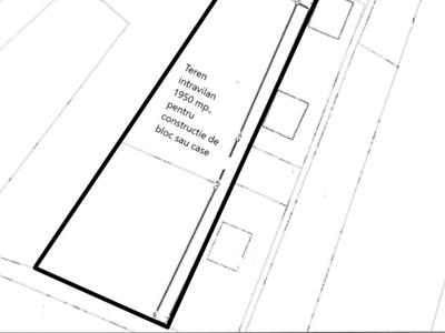 Teren intravilan in suprafata de 1950 mp, pretabil investitie, zona Ca