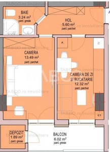 Apartament de vanzare cu 2 camere etaj 4 in Doamna Stanca