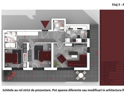 Apartament 3 camere premium/ Titan!