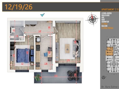 Garsoniera confort 1, Bulevardul Castanilor. Oportunitate