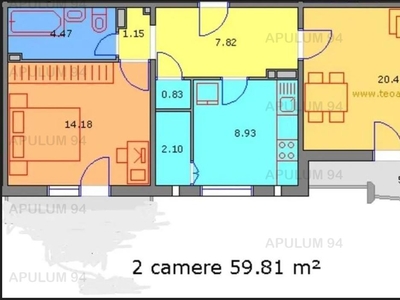 Apartament 2 camere-Dristor-Baba Novac