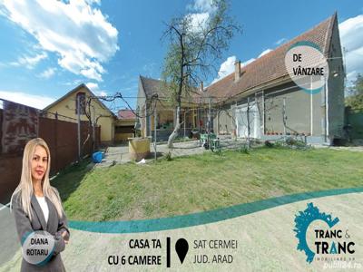 PREȚ REDUS: Casa ta cu 6 camere în Cermei(ID: 22082)