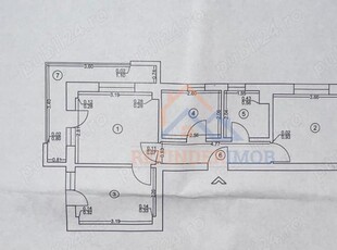 Apartament 3 camere zona bucurestii noi