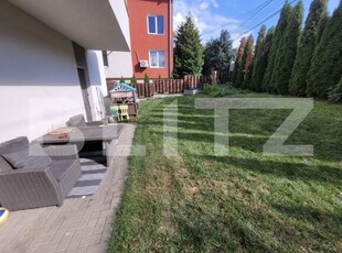 Apartament cu 3 camere, 77 mp utili,cu GRADINA de 150mp, zona Campului