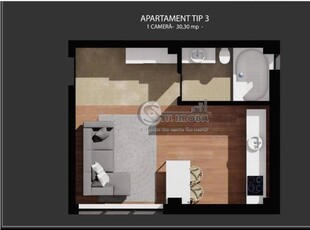 Apartament o camera Bucium - 36mp - Pret promotional cash