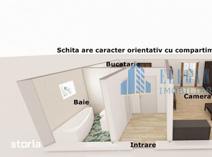 Vanzare - Apartament cu 3 camere, decomandat, ultracentral, etaj 4