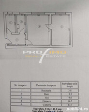 Tomis Nord apartament 2 camere parter centrala gaz