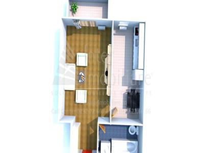 Apartament nou de vanzare, 1 camera, decomandat, 43 mp, Galata, Sun City, Cod 146195