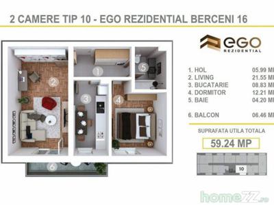 PROMO 2 Camere Tip 10 - EGO Berceni 16