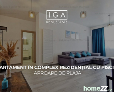 Apartament in complex rezidential cu piscina aproape de plaj