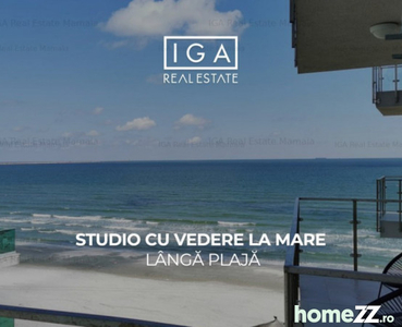 Studio cu vedere la mare langa plaja