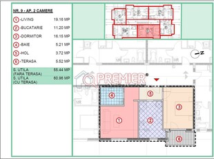 Apartament 2 camere decomandat in Popesti Leordeni